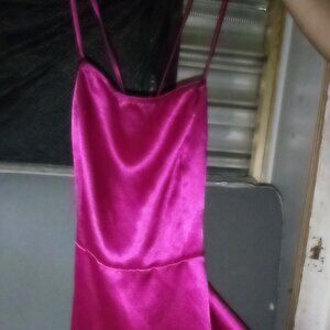 Purple Satin party dress
